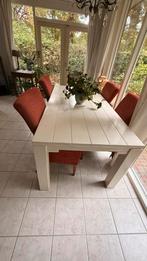 Complete Inboedel - Eettafel, Fauteuils, Salontafel,Dressoir, Ophalen, Gebruikt, Boeren wit, 50 tot 100 cm