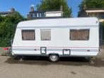 Zeer nette caravan Burstner Holiday Champion!, Caravans en Kamperen, Caravans, Vast bed, Luifel, Treinzit, 750 - 1000 kg