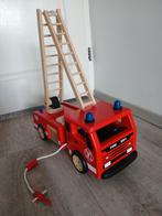 Pintoy houten brandweer wagen (4+), Kinderen en Baby's, Speelgoed | Houten speelgoed, Ophalen of Verzenden, Zo goed als nieuw