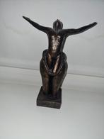 Bronzen beeldje van de Nederlandse Obesitas Kliniek, NOK., Antiek en Kunst, Kunst | Beelden en Houtsnijwerken, Ophalen of Verzenden