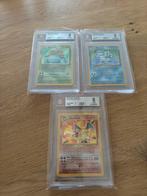 Complete base set pokemon inclusief 3 slabs, Ophalen of Verzenden, Zo goed als nieuw, Meerdere kaarten