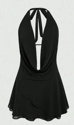 Party Mini  halter Jurk zwart nieuw, mt L €15,-, Kleding | Dames, Clubwear, Ophalen of Verzenden, Zwart, Overige typen
