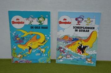 2 vintage stripboeken van de Snorkels de TV serie jaren 80 beschikbaar voor biedingen