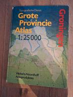 Grote Provincie Atlas Groningen 1:25000, Gelezen, Bosatlas, Wolters-Noordhoff, Ophalen of Verzenden