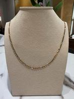 14k geel/wit goud figaro ketting 53 cm - 11,25 gram, Sieraden, Tassen en Uiterlijk, Kettingen, Ja@ja, Ophalen of Verzenden, Zo goed als nieuw