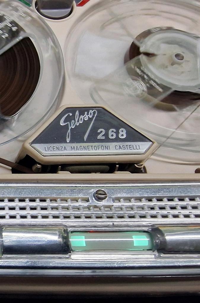 Geloso G268 buizenrecorder uit 1961, Audio, Tv en Foto, Bandrecorders, Ophalen of Verzenden