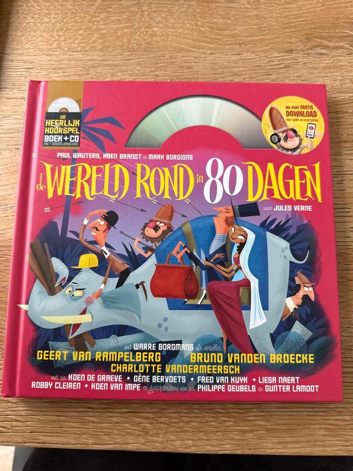De wereld rond in 80 dagen - Hoorspel, Boeken, Luisterboeken, Cd, Kind, Ophalen of Verzenden