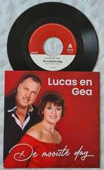 LUCAS EN GEA – DE MOOISTE DAG, Nederlandstalig, Ophalen of Verzenden, 7 inch, Single