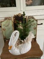 Antieke zwaan pot bloempot, Ophalen of Verzenden