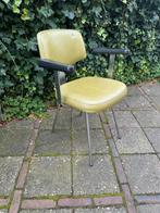 Mid Century Groene Gispen Stoel Met Armleuningen 1950s, Ophalen of Verzenden, Gebruikt, Eén