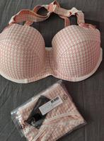 MD Setje Gloria Terra Pied De Poule BH 80E String XXL NEW!, Marlies Dekkers, Ophalen of Verzenden, Oranje, Setje