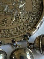 Antiek zilveren rammelaar - Penning “Vrede van Munster” 1648, Antiek en Kunst, Ophalen of Verzenden, Zilver