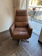 Te koop, mooie draai fauteuil, Huis en Inrichting, Fauteuils, Ophalen, Gebruikt, Minder dan 75 cm, Leer
