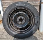 Peugeot Winterbanden  4 Continental 185/65 R15 met Velg, Gebruikt, 15 inch, Banden en Velgen, Personenwagen