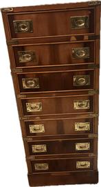 Campagne stijl mahonie ladekast, Ophalen, Minder dan 50 cm, Gebruikt, 5 laden of meer