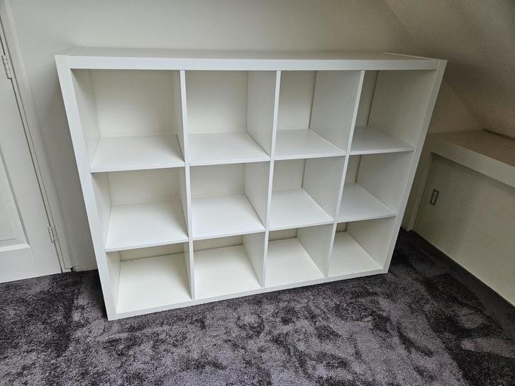 Ikea Kallax kast 3x4 vakken, z.g.a.n., Huis en Inrichting, Kasten | Wandmeubels, Zo goed als nieuw, 100 tot 150 cm, Minder dan 150 cm