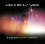 2CD: Echo & The Bunnymen – Never Stop: Live In Liverpool, Ophalen of Verzenden, Zo goed als nieuw, Poprock