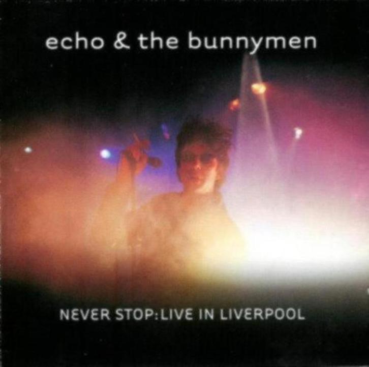 2CD: Echo & The Bunnymen – Never Stop: Live In Liverpool, Cd's en Dvd's, Cd's | Rock, Zo goed als nieuw, Poprock, Ophalen of Verzenden
