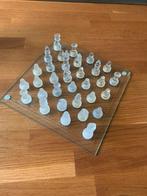 Glazen schaakbord, Ophalen of Verzenden, Zo goed als nieuw