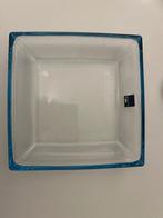 Blauw vierkant schaaltje Leonardo, Schaal, Verzenden, Vierkant, Glas