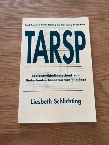 TARSP - Studieboek Liesbeth Schlichting beschikbaar voor biedingen