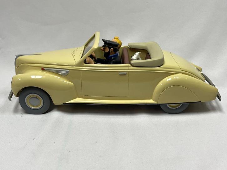 Kuifje Lincoln Zephyr - Aroutcheff  - Moulinsart met doos, Verzamelen, Stripfiguren, Zo goed als nieuw, Beeldje of Figuurtje, Kuifje