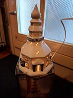 Kerst Seiffen Porselein Kerk met Licht., Diversen, Ophalen of Verzenden, Gebruikt