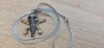 Alchemy skull & Bones hanger met ketting., Ophalen of Verzenden, Gebruikt