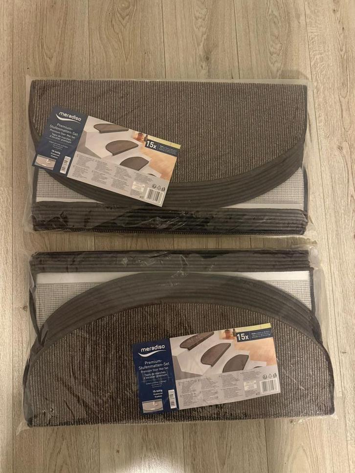 Premium Trapmatten - 15- delig-kleur: Bruin - NIEUW, Huis en Inrichting, Stoffering | Vloerbedekking, Nieuw, Parket, Bruin, 75 m² of meer