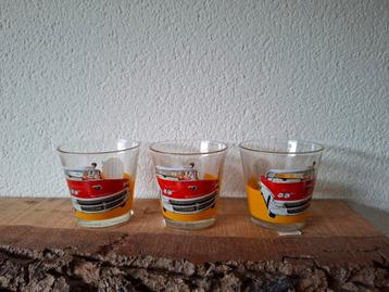 Retro Drinkglazen - Set van 3 beschikbaar voor biedingen