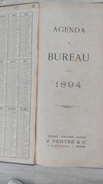 Antieke handgeschreven Franse agenda uit 1894, Ophalen of Verzenden