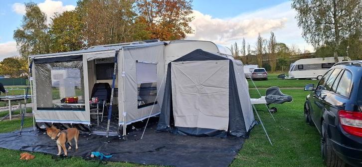 3 wanden queen side 285/250 voor aan luifel, Hobby en Vrije tijd, Overige Hobby en Vrije tijd, Zo goed als nieuw, Ophalen of Verzenden