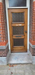 Jaren 30 voordeur., Doe-het-zelf en Verbouw, Deuren en Horren, Ophalen, Gebruikt, 80 tot 100 cm, 215 cm of meer