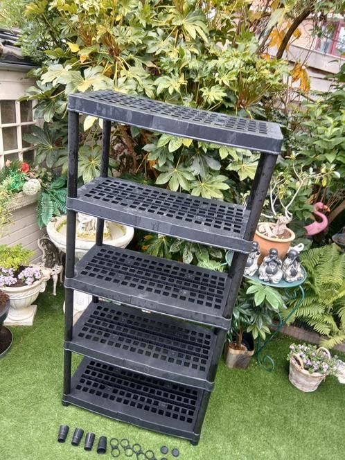 Reksysteem/Opbergstelling, Tuin en Terras, Bergingen en Tuinkasten, Zo goed als nieuw, Kunststof, Ophalen of Verzenden