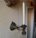 Mooie brons SCHEEPSKANDELAAR scheeps kandelaar wandkandelaar, Ophalen of Verzenden, Koper of Brons