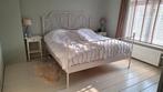 Gratis: Romantisch wit metalen bed (Ikea), Huis en Inrichting, Slaapkamer | Bedden, Gebruikt, Wit, Tweepersoons, Ophalen of Verzenden