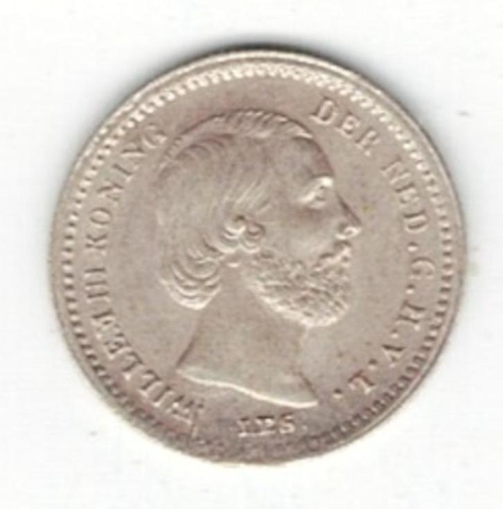 25-1674 Nederland 5 cent 1879, Postzegels en Munten, Munten | Nederland, Losse munt, 5 cent, Koning Willem III, Zilver, Verzenden