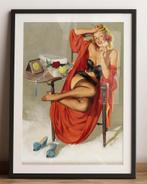 Retro GIL ELVGREN 50s pin up Grote Poster, Verzenden, Overige typen