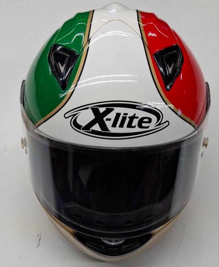 X-Lite Agostini Replica Helm - Italiaanse Driekleur, Motoren, Kleding | Motorhelmen, Heren, Integraalhelm, L, Overige merken, Tweedehands