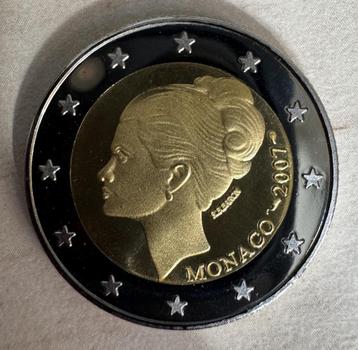 Monaco 2007 Grace Kelly 2 euro Probe beschikbaar voor biedingen