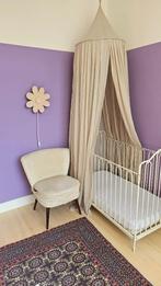 Gietijzeren antiek babybedje, Ophalen, Gebruikt, Lattenbodem, Minder dan 70 cm
