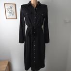 Jacky luxe knoopjurk m, Maat 38/40 (M), Verzenden, Zwart, Boven de knie