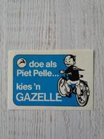 sticker doe als Piet Pelle... kies 'n GAZELLE, Ophalen of Verzenden, Zo goed als nieuw, Overige typen