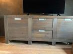 Mooi massief eikenhouten dressoir, Ophalen, 25 tot 50 cm, Eikenhout, 200 cm of meer