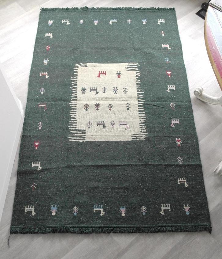 Wand- of vloerkleed, Huis en Inrichting, Stoffering | Tapijten en Kleden, Zo goed als nieuw, 100 tot 150 cm, 200 cm of meer, Rechthoekig