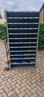 Aantal vakkenkasten, magazijnkasten, metalen kast, Huis en Inrichting, Kasten | Roldeurkasten en Archiefkasten, Ophalen, Zo goed als nieuw