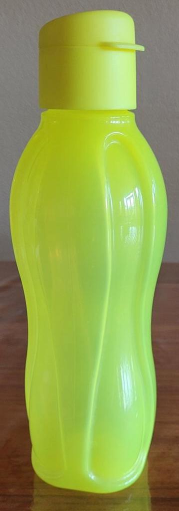 Tupperware Ecofles sportdop 750 ml limoen neon groen NIEUW 