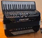 Fantini Cassotto met koffer, Muziek en Instrumenten, Accordeons, Ophalen, Gebruikt, 120-bas, Overige merken