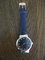 horloges 2 x, Leer, Staal, Polshorloge, Nieuw