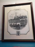 Glasgravure Amsterdam van G Swaenepoel., Antiek en Kunst, Ophalen